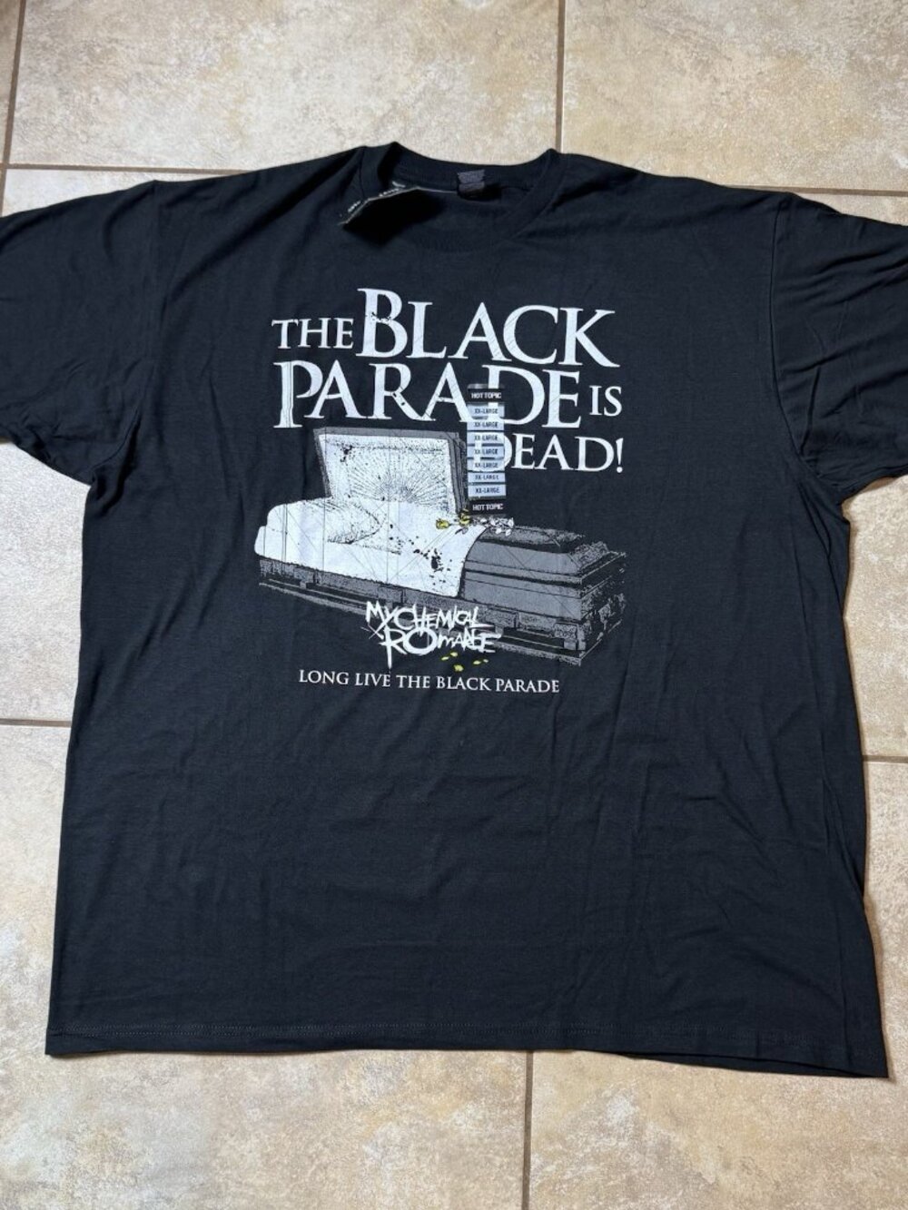 My Chemical Romance Black Parade Is Dead T-Shirt Size 2XL New With Tags
